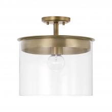 Capital Canada 246812AD - 1 Light Semi-Flush