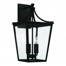 Capital Canada 947941BK - 4 Light Outdoor Wall Lantern