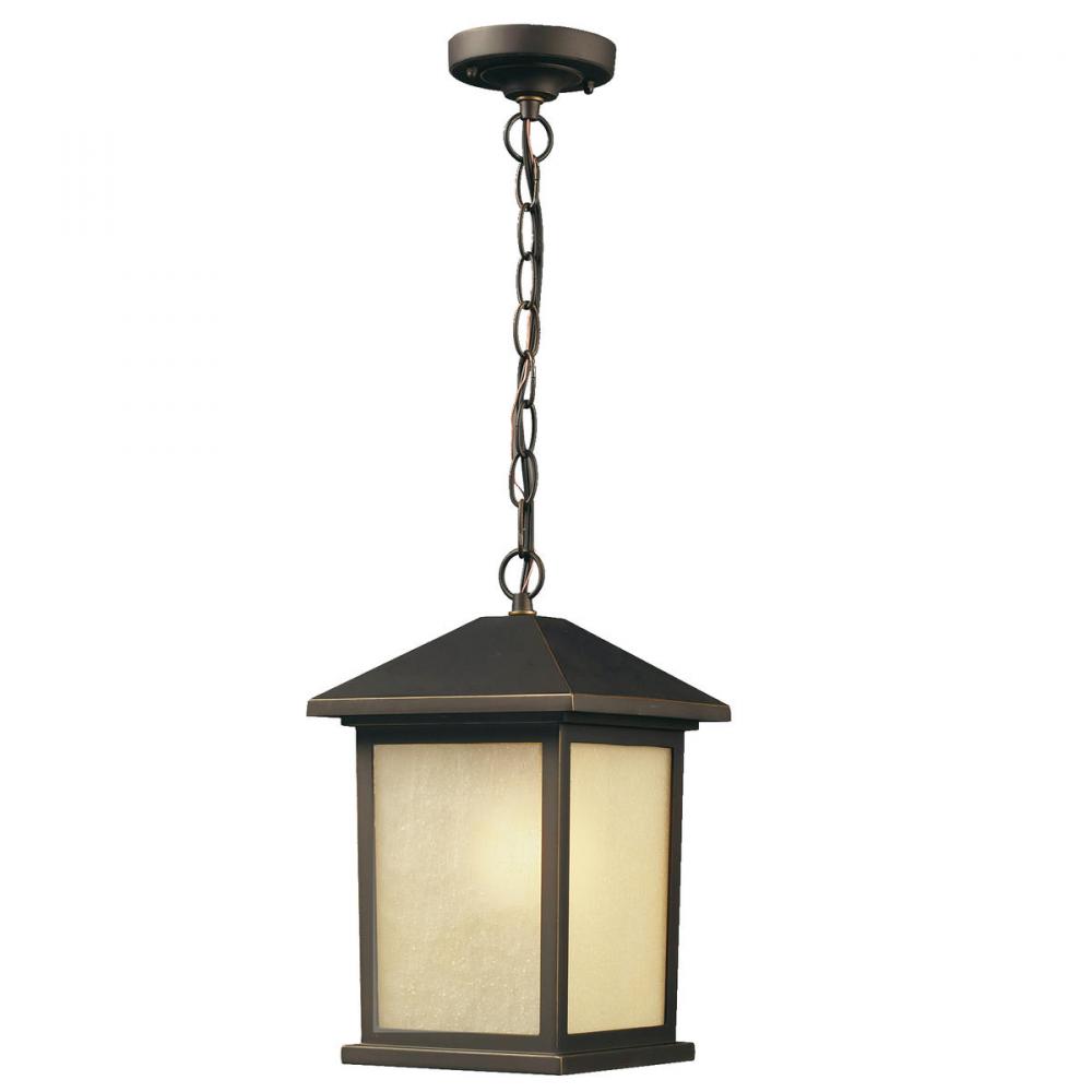 1 Light Outdoor Chain Mount Ceiling Fixture