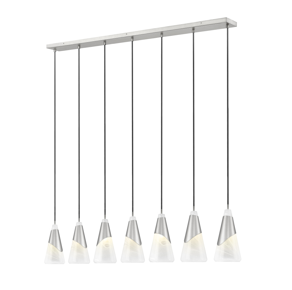 7 Light Linear Chandelier