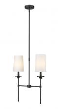 Z-Lite 3033-2L-MB - 2 Light Linear Chandelier