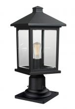 Z-Lite 531PHMR-533PM-BK - 1 Light Outdoor Pier Mounted Fixture