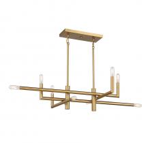 Savoy House Canada 1-1624-8-322 - Cristofer 8-Light Linear Chandelier in Warm Brass