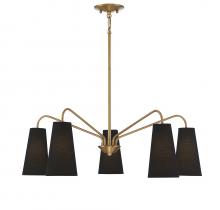 Savoy House Canada 1-1786-5-322 - Edgewood 5-Light Chandelier in Warm Brass