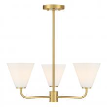 Savoy House Canada 1-4013-3-322 - Blair 3-Light Chandelier in Warm Brass