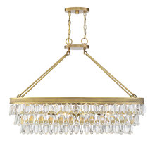 Savoy House Canada 1-8702-8-322 - Windham 8-Light Linear Chandelier in Warm Brass