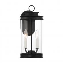 Savoy House Canada 5-904-BK - Englewood 2-Light Outdoor Wall Lantern in Matte Black