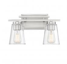 Savoy House Canada 8-1020-2-SN - Calhoun 2-Light Bathroom Vanity Light in Satin Nickel