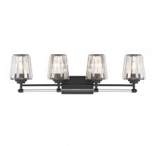 Savoy House Canada 8-6001-4-BK - Garnet 4-Light Bathroom Vanity Light in Matte Black