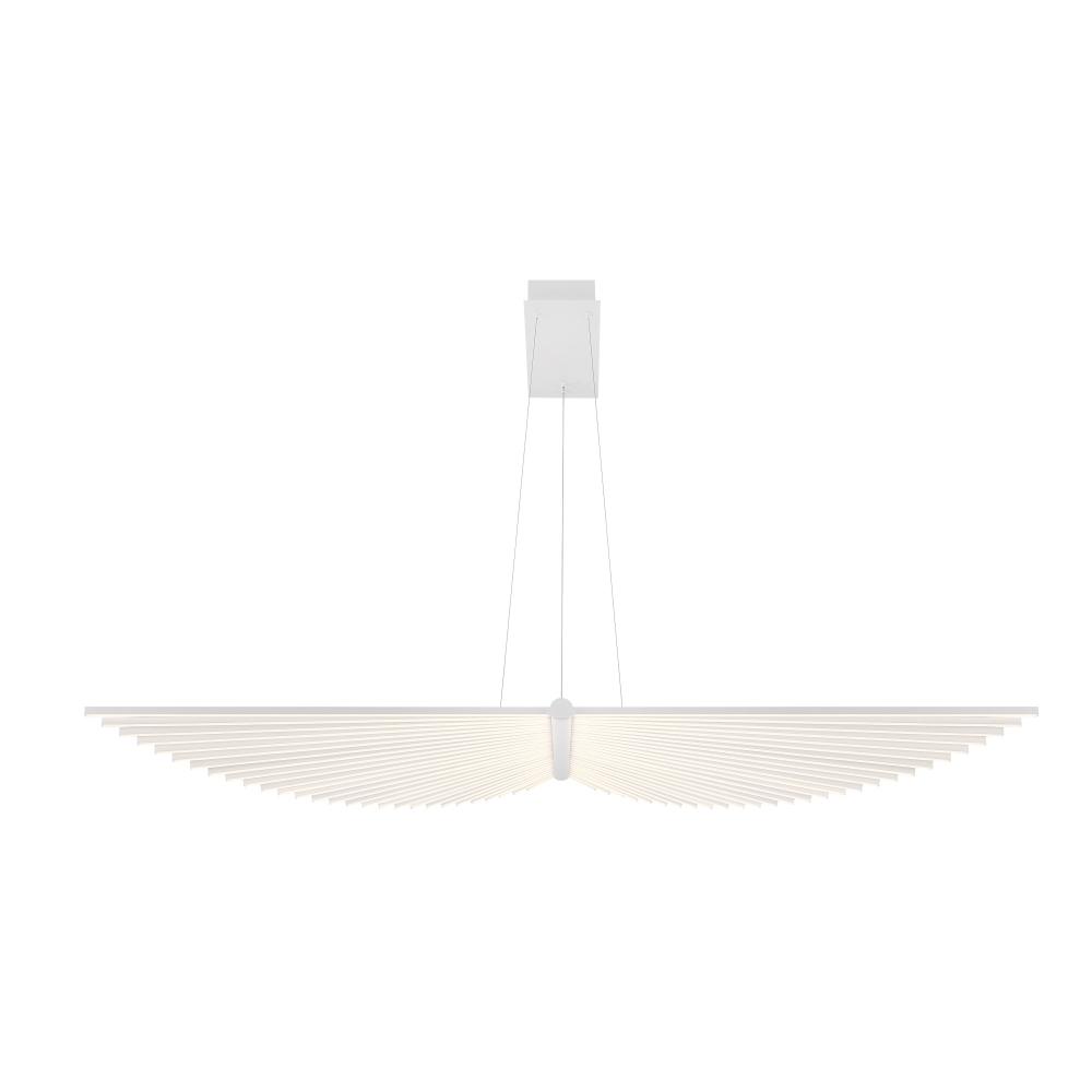 Seraph 1 Light 59" Chandelier in White