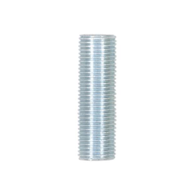 1/8 IP Steel Nipple; Zinc Plated; 1/2" Length; 3/8" Wide