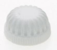 Satco Products Inc. 90/167 - Plastic Lock-Up Caps; 1/8 IP; 3/4" Diameter; White Finish