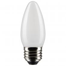 Satco Products Inc. S21289 - 4 Watt B11 LED Filament; Frost; Medium base; 90 CRI; 4000K; 120 Volt