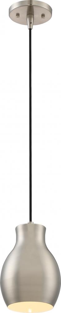 Vessel - LED Mini Pendant - Brushed Nickel Finish
