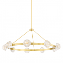 Hudson Valley 6150-AGB - 9 LIGHT CHANDELIER