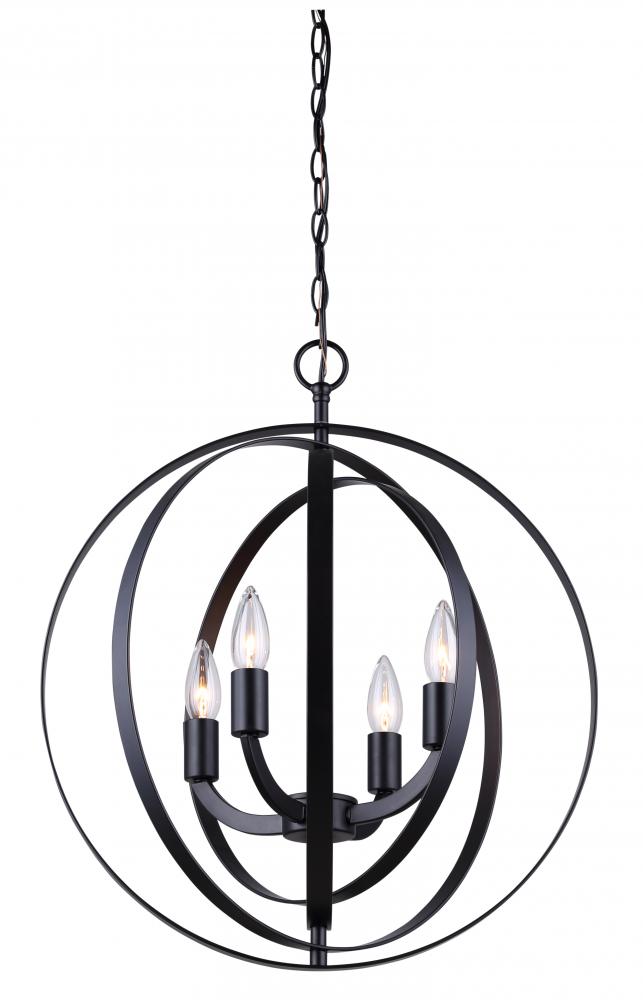 MERIDIAN 4 Light Chandelier