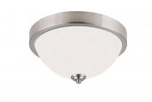 Canarm IFM578A13BN - River 2 Light Flush Mount, Nickel Finish