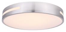 Canarm CL-19-20-BN - NIVEN 20 in. 1 Light Integrated LED Brushed Nickel Modern Flush Mount with Frosted Acrylic Shade