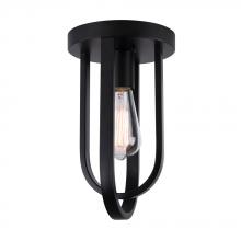 Canarm IFM1078A07BK - DILAN, IFM1078A07BK, MBK Color, 1 Lt Flush mount, 60W Type A, 6.75" W x 11.25" H