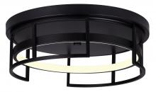 Canarm LFM231A15BK - AMORA, LFM231A15BK, 15" LED Flush Mount, Silicone Rubber, 28.5W LED (Integrated), Dimmable