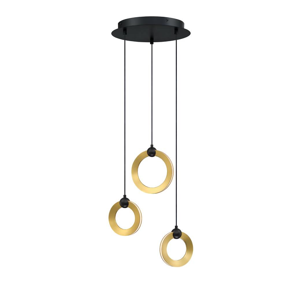 3 LIGHT LED PENDANT PAN