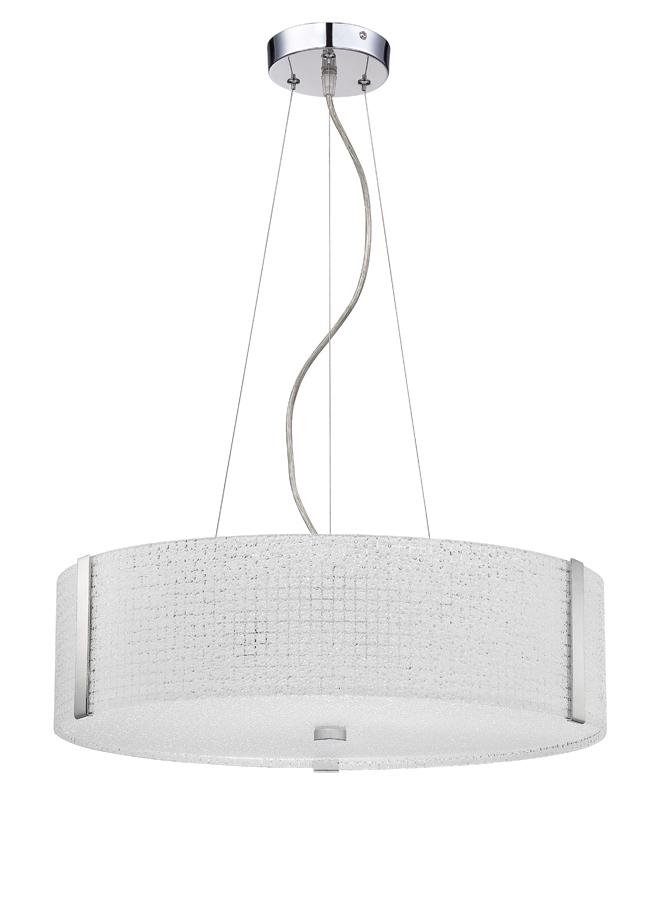 GLACIER series 4-Light Chrome Pendant