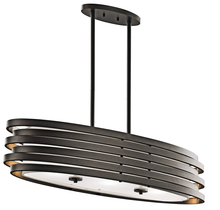 Kichler 43303NI - Oval Chandelier/Pendant 3Lt