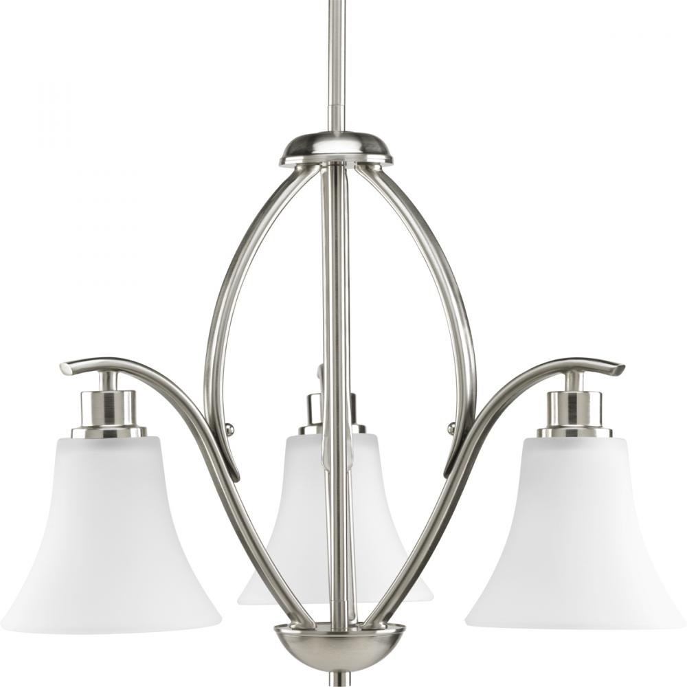 P4489-09 3-100W MED DOWN CHANDELIER