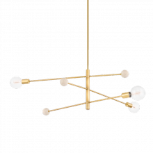 Mitzi by Hudson Valley Lighting H491803-AGB - Slater Chandelier