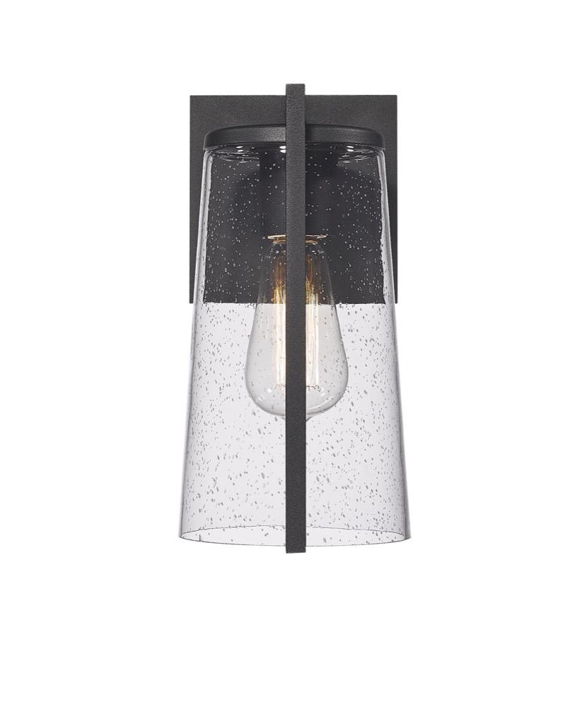 Portofino Collection Outdoor Wall Sconce, Black