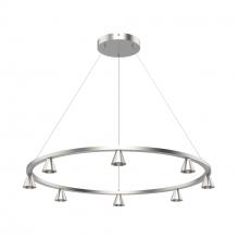 Kuzco Lighting Inc CH19933-BN-UNV - Dune 33-in Brushed Nickel LED Chandeliers