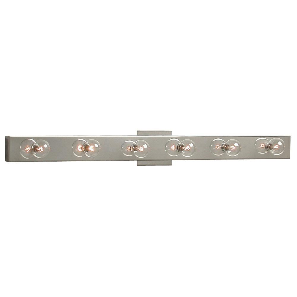 Six Light Vanity Bar - Polished Chrome