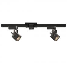 Galaxy Lighting 70118-2-2L BK - Two Light Halogen Track Kit - Black