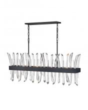 Fredrick Ramond FR30908BLK - Medium Four Light Linear