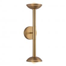 Alora Lighting WV616223BGOP-UNV - Arden 23-in Brushed Gold/Opal Glass LED Wall/Vanity Light