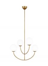 Visual Comfort & Co. Studio Collection AEC1054BBS - Four Light Chandelier