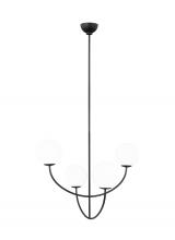 Visual Comfort & Co. Studio Collection AEC1054MBK - Four Light Chandelier