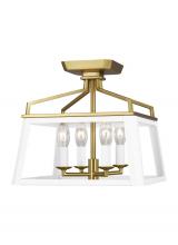 Visual Comfort & Co. Studio Collection CF1084MWTBBS - Carlow Flush Mount