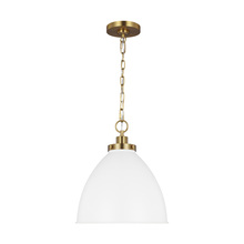 Visual Comfort & Co. Studio Collection CP1291MWTBBS - Medium Dome Pendant