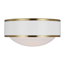 Visual Comfort & Co. Studio Collection KSF1061BBSGW - Monroe LED Flush Mount