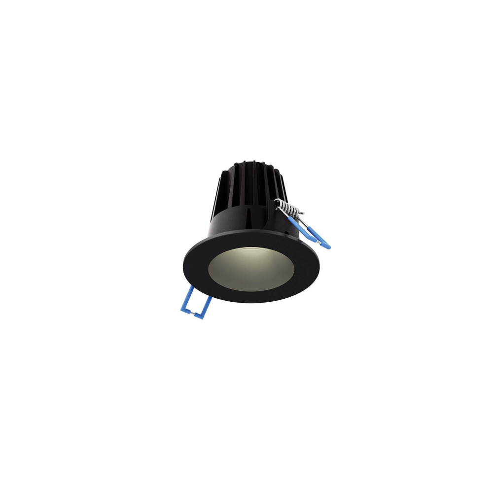 Round regressed recessed light
