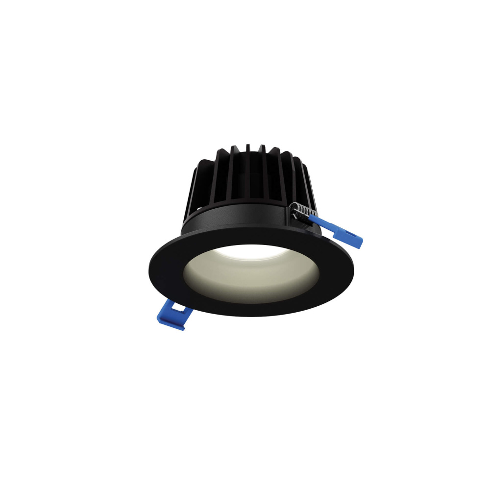 Round regressed recessed light