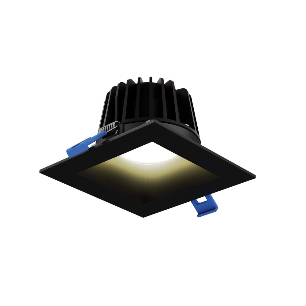 Square regressed recessed light