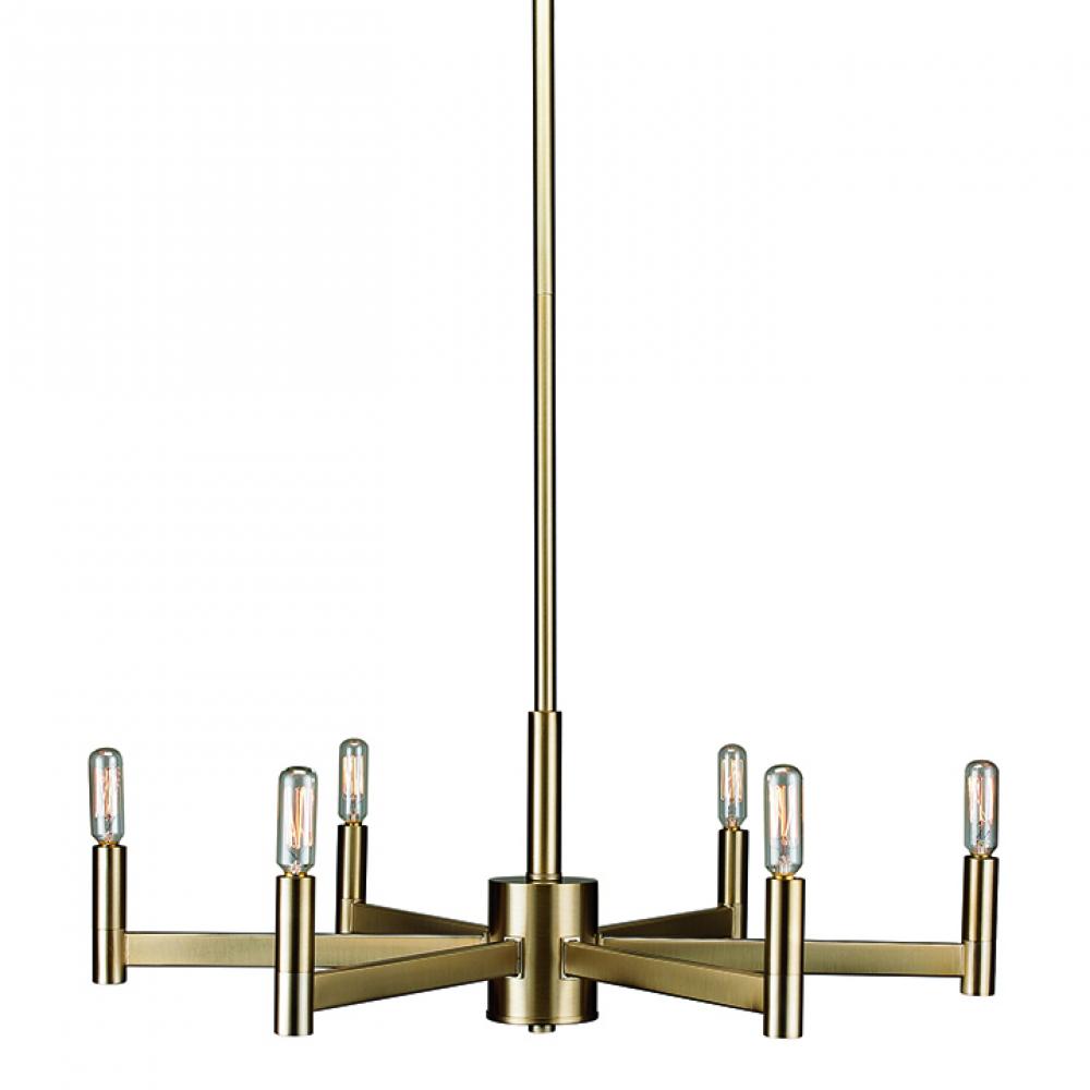 Teslin Chandeliers Soft Gold