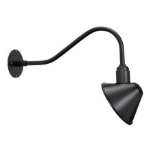 Russell Lighting 790-100/BLK - Down Exterior Lighting Black