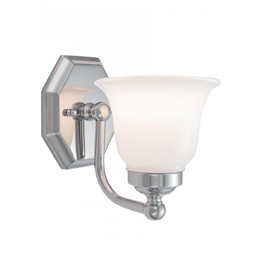 Trevi 7'' High 1-Light Sconce - Chrome