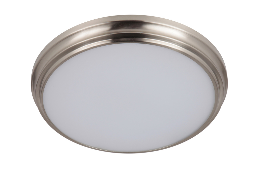 X66 Series 1 Light 11" LED Flushmount in Brushed Polished Nickel