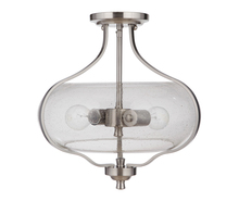 Craftmade 49952-BNK - Serene 2 Light Semi Flush in Brushed Polished Nickel