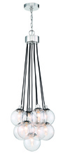 Craftmade 53399-CH - Que 9 Light Pendant in Chrome