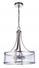 Craftmade 55395-BNK - Elliot 5 Light Pendant in Brushed Polished Nickel